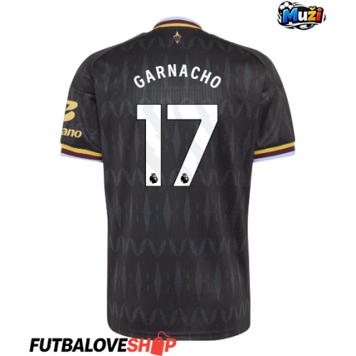 Dres Aston Villa Alejandro Garnacho #17 Preč 2026-27 Krátky Rukáv